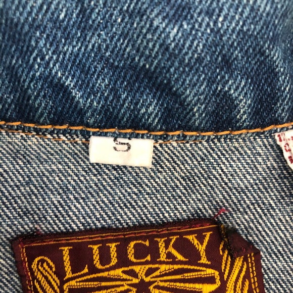 Lucky Star Vintage Small Womens Denim Jacket - Picture 3 of 7